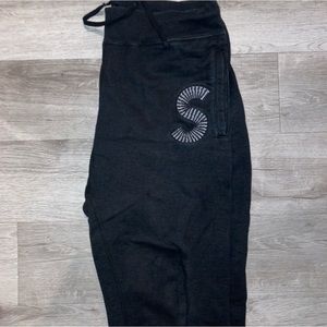 Black Supreme Sweatpants